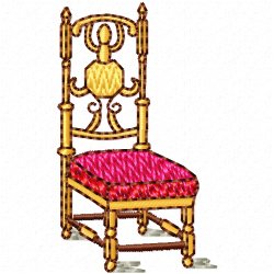 Chairs Embroidery Design 9 Chairs Embroidery Design 9